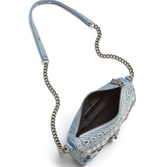 Rebecca Minkoff MAC Mini Denim Crossbody Bag - Picture 2 of 6